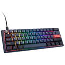 DUCKY Ducky One 3 Cosmic Blue Mini Gaming Keyboard, RGB LED - MX-Brown (US)