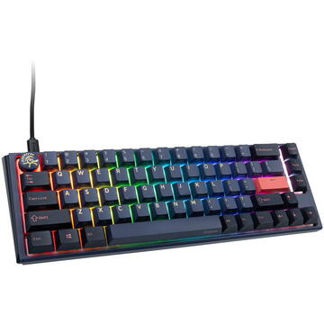 Tastatura Ducky One 3 Cosmic Blue SF Gaming Keyboard, RGB LED - MX-Brown (US)