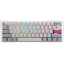 Ducky One 3 Mist Grey Mini Gaming Keyboard, RGB LED - MX-Speed-Silver (US)