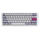 Ducky One 3 Mist Grey Mini Gaming Keyboard, RGB LED - MX-Silent-Red (US)