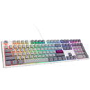 Ducky One 3 Mist Grey Gaming Keyboard, RGB LED - MX-Silent-Red (US)
