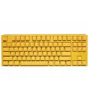 Ducky One 3 Yellow TKL Gaming Keyboard, RGB LED - MX-Red (US)