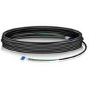 Cablu Fibră LC Monomod fibră optică 91,44 m Negru