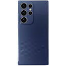 Devia Husa Carbon Fiber Texture Shockproof Samsung Galaxy S23 Ultra Albastru