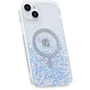 Devia Husa Shiny Series Original Design Magnetic iPhone 15 Plus Transparent / Albastru