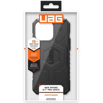 Husa UAG Husa Pathfinder Magsafe iPhone 15 Pro Max Black