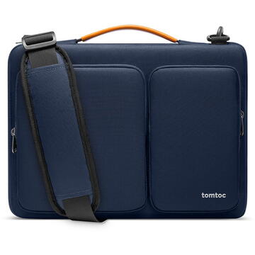 Geanta Laptop 14" - Tomtoc Defender Laptop Briefcase A42D3B1) - Navy Blue