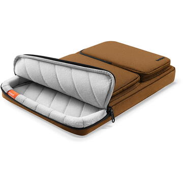 Geanta Laptop 13" - Tomtoc Defender Laptop Briefcase (A42C2Y1) - Brown