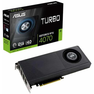 Placa video Asus NVIDIA GeForce RTX 4070 Turbo 12GB, GDDR6X, 192bit