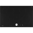 Neff T58PTF1L0 N 90, self-sufficient hob (black/stainless steel, 80 cm)