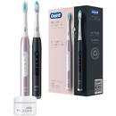 Braun Braun Oral-B toothbrush Pulsonic Slim 4900 rose - Luxe 4900 black / rose gold with 2nd handpiece