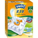 Swirl vacuum cleaner bags R39 MicroPor Plus AntiBac Green (4 bags + 1 filter, for Rowenta, Moulinex)