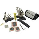 Fischer die fahrradmarke FISCHER bicycle folding tool combination, 33 pieces, tool set (black/grey, bag and repair kit)