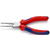 KNIPEX round nose pliers (long nose pliers) 30 35 160 (red/blue, length 160mm)