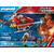 PLAYMOBIL 71195 City Action Fire Brigade Helicopter Construction Toy (With Working Water Cannon)