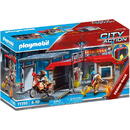 Playmobil PLAYMOBIL 71193 City Action Take Along Fire Station Construction Toy
