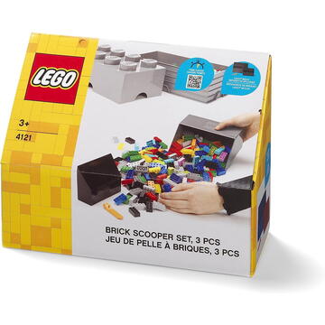 Room Copenhagen LEGO brick shovel set of 2, storage box (red)