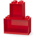 Room Copenhagen Room Copenhagen LEGO Regal Brick Shelf 8+4, Set 41171730 (red, 2 shelves)