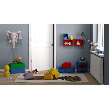 Room Copenhagen LEGO Regal Brick Shelf 8+4, Set 41171731 (blue, 2 shelves)