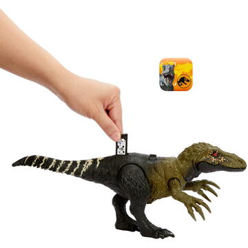 Mattel Jurassic World Wild Roar Orkoraptor toy figure