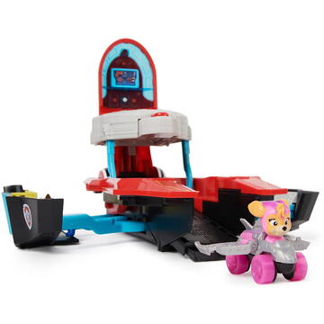 Spinmaster Spin Master Paw Patrol: The Mighty Movie, Pup Squad Mini Marine Headquarters Playset, Toy Vehicle (with Skye Toy Car and Chase Toy Figure)