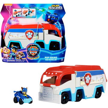 Spinmaster Spin Master Paw Patrol: The Mighty Movie, Pup Squad Patroller Team Vehicle, Toy Vehicle (with Chase Toy Car, Toy)