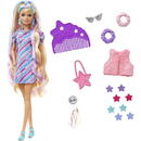 Barbie Mattel Barbie Totally Hair Doll (blonde) in star print dress