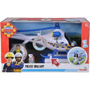 Simba Simba Fireman Sam Police Wallaby, Toy Vehicle (White/Blue, With Light and Sound)