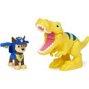 Spinmaster Spin Master Paw Patrol Dino Rescue Chase Hero Pup, Toy Figure (Yellow/Blue, Includes Dinosaur Figure and Surprise Dino)