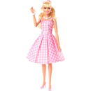 Barbie Mattel Barbie Signature The Movie - Margot Robbie as a Barbie doll from the movie in a pink and white check dress, toy figure