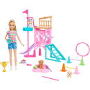 Mattel Barbie Family & Friends Stacie's Puppy Playground Playset Doll