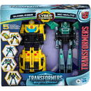 Hasbro Transformers EarthSpark Cyber-Combiner Bumblebee and Mo Malto toy figure