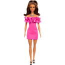 Barbie Mattel Barbie Fashionistas doll with pink ruffled dress