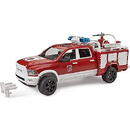 Bruder RAM 2500 fire engine with light and sound, model vehicle