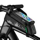 Rockbros Rockbros 029-1BK bicycle bag for frame with phone cover - black