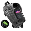 Rockbros Rockbros B68 armored bicycle bag with phone cover 1.5l - black