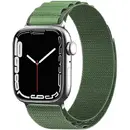 Strap with Alpine steel buckle for Apple Watch 38/40/41 mm - green