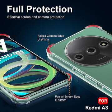 Husa Husa pentru Xiaomi Redmi A3 - Techsuit Shockproof Clear Silicone - Clear