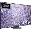 Samsung SAMSUNG Neo QLED GQ-85QN800C, QLED television - 85 - black/silver, 8K/FUHD, twin tuner, HDR, Dolby Atmos, 100Hz panel