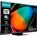 Hisense Hisense 75U8KQ, LED TV - 75 - UltraHD/4K, Triple Tuner, HDR10, WLAN, LAN, Bluetooth. Free Sync, 120Hz panel