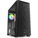 Sharkoon M30 RGB, tower case (black, tempered glass)