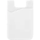 Self-adhesive card case for the back of the phone - white