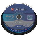 Verbatim BluRay BD-R DUAL LAYER Verbatim 6x, 50GB, 10 Buc, Spindle