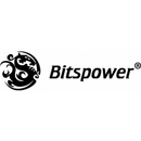 BitsPower Bitspower Adapter 90 Grad G1/4 Zoll AG auf G1/4 Zoll IG - schwarz glänzend