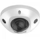 Hikvision Network Pro Series with AcuSense DS-2CD2543G2-I2 2.8mm AcuSense Built-in Mic Fixed Mini Dome Network Camera, 4MP, 2688x1520