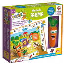 Set educativ Carotina Happy Farm,  Plastic, 3 ani+, Multicolor