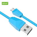 GOLF Cablu USB la micro USB Golf Diamond Sync Cable ALBASTRU GC-27m