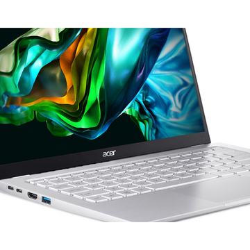 Notebook Acer Swift Go 14 SFG14-41 14" FHD AMD Ryzen 5 7530U 16GB 512GB SSD AMD Radeon Graphics No OS Pure Silver
