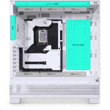 Carcasa Phanteks XT View Tempered Glass Windows Fara sursa D-RGB Alb