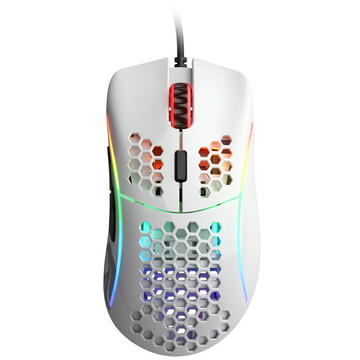 Mouse Glorious Model D Gaming White, Glossy + Mouse pad - XL